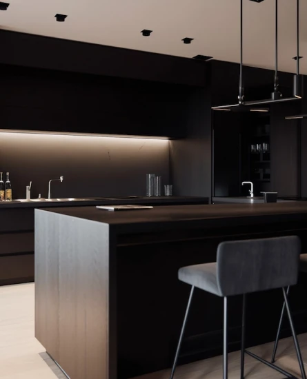 Cocina negra desktop